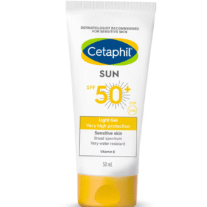 Cetaphil Sun SPF 50+ Light Gel Very High Protection Mineral Base for All Skin Types, Sensitive Skin